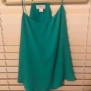 Small Petite Loft Sea Green Top